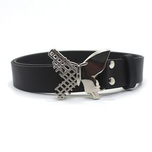 Pu Leather Punk Women's Belt,faux Leather Belts For Women's Butterfly Belt For🐻